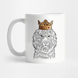 Barbet Dog King Queen Wearing Crown Mug